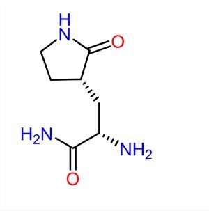 3-Pyrrolidinepropanamide, -amino-2-oxo-, Hydrochloride CAS:2628280-48-6
